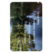 Psalm 84:10 Beter is één dag in uw voorhoven Magneet (Verticaal)