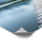 Psalm 84:2-script, pier op Lake Poster (Hoek)