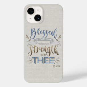 Psalm 84:5 - Gezegeld is het Man Case-Mate iPhone 14 Hoesje