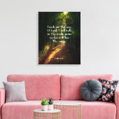 Psalm 86:11 Canvas Print (Insitu (Woonkamer))