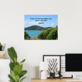 Psalm 8:1 O Heer, onze Heer, hoe majestueus is Poster (Thuiskantoor)