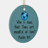 Psalm 8:4 keramisch ornament (Rechts)