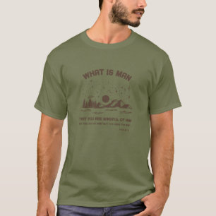 Psalm 8 Wat is de sterrenhemel van Man? T-shirt