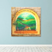 Psalm 90:16  canvas afdruk (Insitu (Houten vloer))