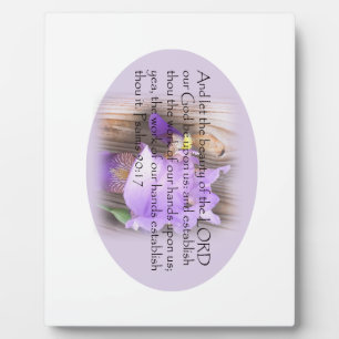 Psalm 90:17 KJV Bijbelvers Fotoplaat