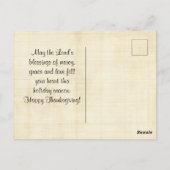 PSALM 90:17 Verlichtingen van de Heer op ons geric Briefkaart (Achterkant)