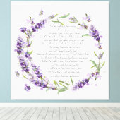 Psalm 91: 11-16 canvasafdruk canvas afdruk (Insitu (Houten vloer))