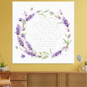 Psalm 91: 11-16 canvasafdruk canvas afdruk (Insitu (Woonkamer))