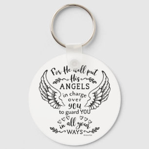 Psalm 91:11 Bijbelscript Verse Angels Guard Sleutelhanger