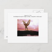 Psalm 91:11...engelwarriërs briefkaart (Voorkant / Achterkant)