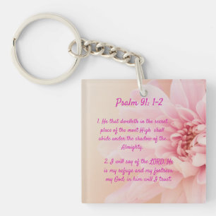 psalm 91:1-2 sleutelhanger