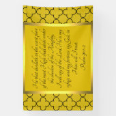 psalm 91:1-2 spandoek (Verticaal)