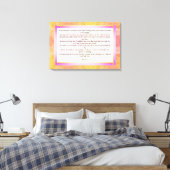 Psalm 91:1-7 canvas afdruk (Insitu (Slaapkamer))
