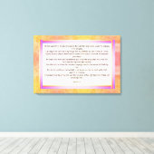 Psalm 91:1-7 canvas afdruk (Insitu (Houten vloer))