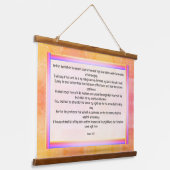 Psalm 91:1-7 hangend wandkleed (Gebogen)