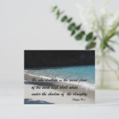 psalm 91:1 briefkaart (Staand voorkant)