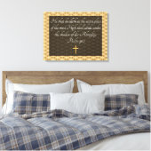 psalm 91:1 canvas afdruk (Insitu (Slaapkamer))
