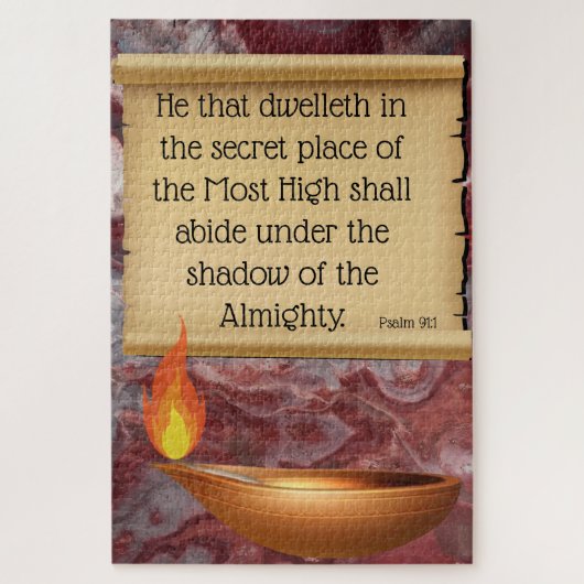psalm 91:1 legpuzzel (Verticaal)
