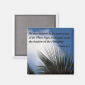 psalm 91:1 magneet (Voorkant / Achterkant)