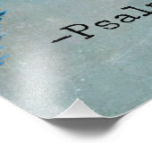 Psalm 91:2 Bijbelvers Foto Afdruk (Hoek)