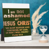 psalm 91:2 fotoplaat (Zijkant)