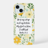 Psalm 91:2 iPhone 15 Case (Verso)