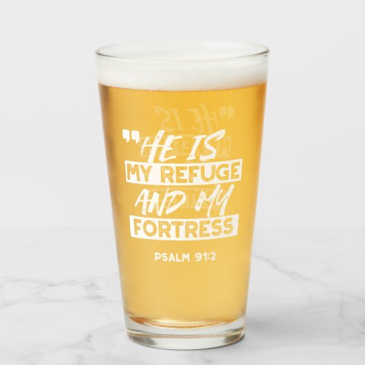 Psalm 91:2 Mijn schuilplaats en mijn vesting Chris Glas (Voorkant gevuld)