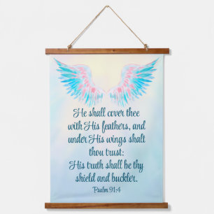 psalm 91:4 hangend wandkleed