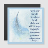 Psalm 91:4-magneetkaart (Voorkant / Achterkant)