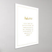 Psalm 91:4-script in Gold Folie Afdrukken (Laagn)