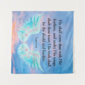 psalm 91:4 wandkleed (Voorkant (horizontaal))