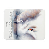 Psalm 91:4 Wings Gods beschermings Bijbelscriptie Magneet (Horizontaal)