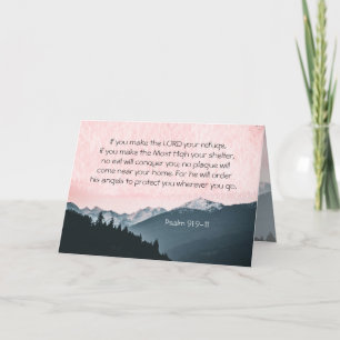 Psalm 91:9-11 Als u de LORD uw toevluchtsoord maak Kaart