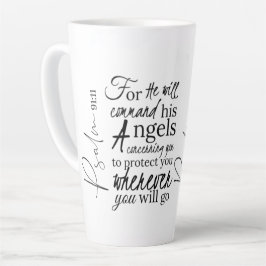 Psalm 91 Angel Protection Christelijke scripts Latte Mok