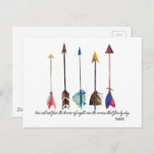 Psalm 91 Arrow Briefkaart (Voorkant / Achterkant)