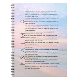 Psalm 91 Beach Ocean Waves Christian Journal