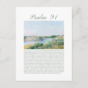 Psalm 91 Bijbeltekst kaartje Briefkaart