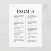 Psalm 91  briefkaart (Voorkant)
