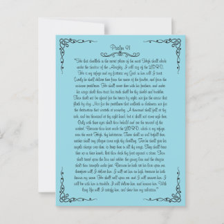 Psalm 91 Briefkaart