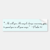 Psalm 91 Bumpersticker (Voorkant)