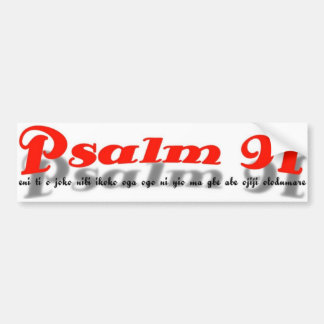 psalm 91 Bumpersticker ( yoruba taal )