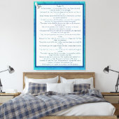 psalm 91 canvas afdruk (Insitu (Slaapkamer))