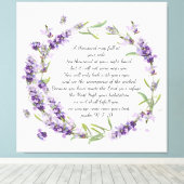 Psalm 91 canvasafdruk canvas afdruk (Insitu (Houten vloer))