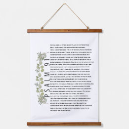 Psalm 91 Eucalyptusbladeren Bijbelverzen Christeli Hangend Wandkleed