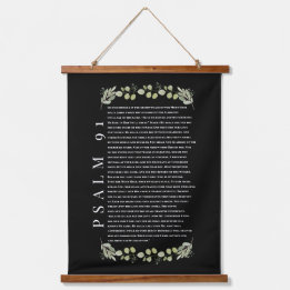 Psalm 91 Eucalyptusbladeren Bijbelverzen Rol Han Hangend Wandkleed