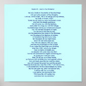 Psalm 91 - God is onze beschermer Poster (Voorkant)
