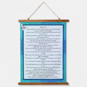psalm 91 hangend wandkleed