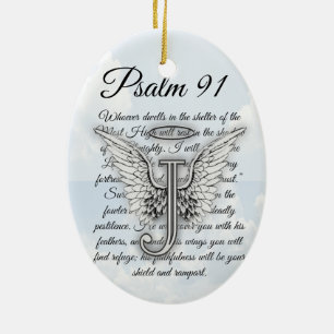 psalm 91 keramisch ornament