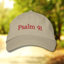 Psalm 91 Klassieke Geborduurde Hoed