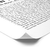 Psalm 91 NKJV Bijbelvers Poster (Hoek)